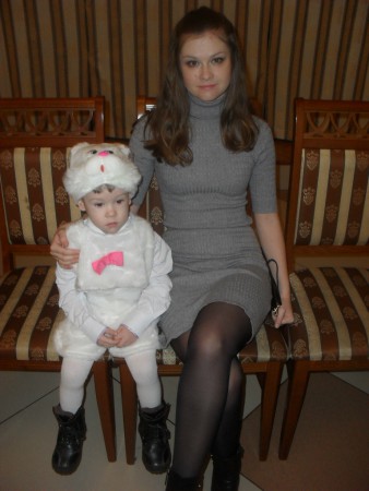 "И снова с мамой.."